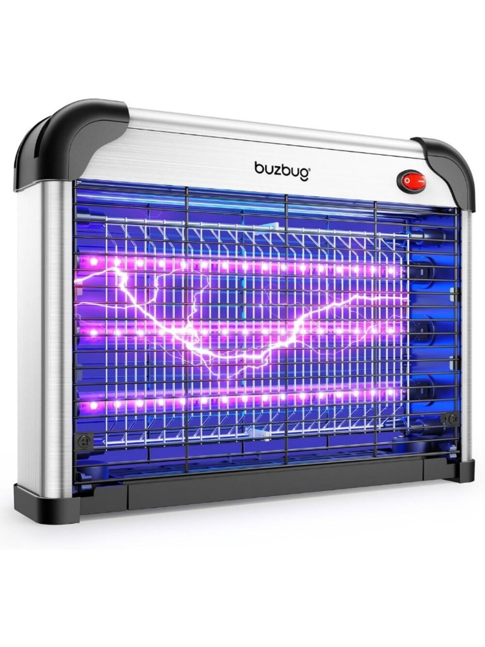 Indoor LED Bug Zapper - Energy Efficient Mosquito Trap with 3 Long-Lasting Bulbs